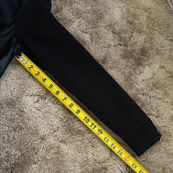 Women's Black Bomber Jacket - Picture 12 of 12